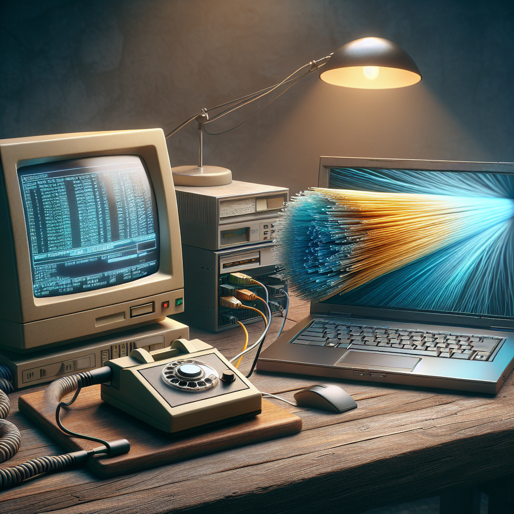 Remember Dial-Up? How We Got Online Before Fiber