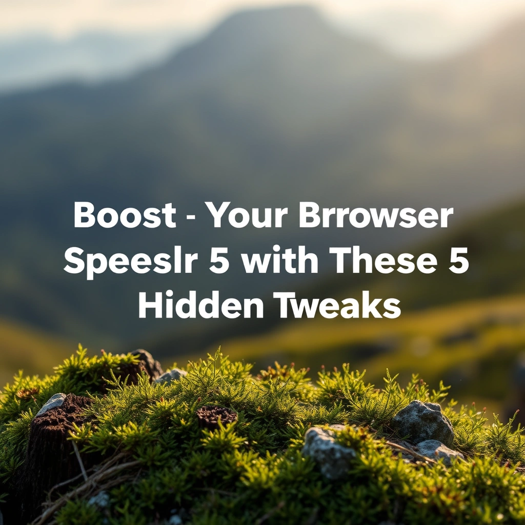 Boost Your Browser Speed with These 5 Hidden Tweaks