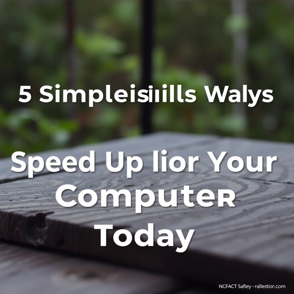 5 Surprisingly Simple Ways to Speed Up Your Computer Today