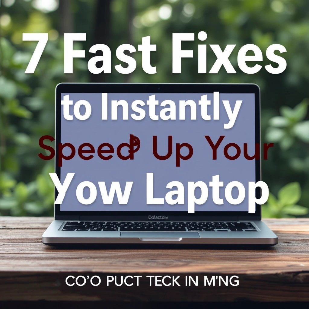 7 Fast Fixes to Instantly Speed Up Your Slow Laptop