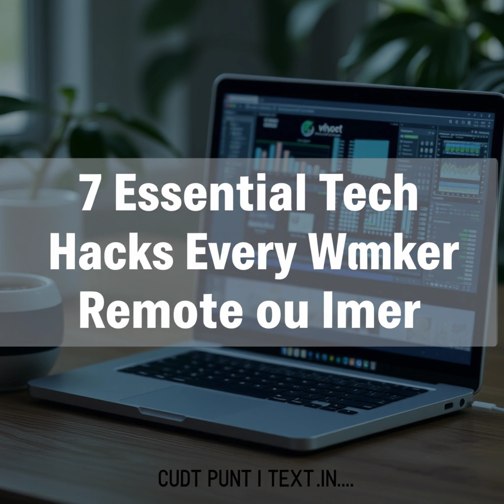 7 Essential Tech Hacks Every Remote Worker Should Know